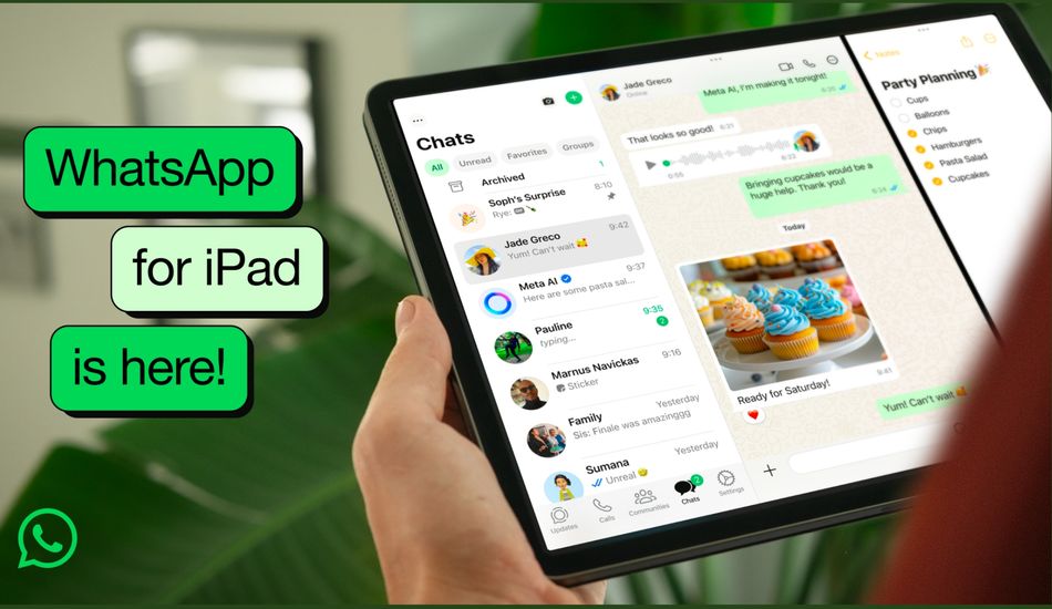 Application WhatsApp iPad